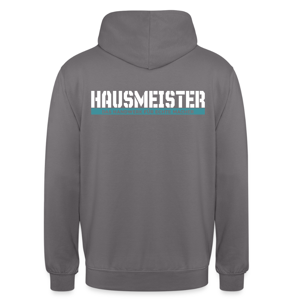 Unisex Hoodie HW-300 | MACHER "Hausmeister" Mittelgrau Unisex Hoodie {{ color }}