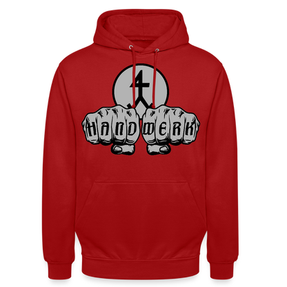 Unisex Hoodie "Steinmetz" Rot Unisex Hoodie