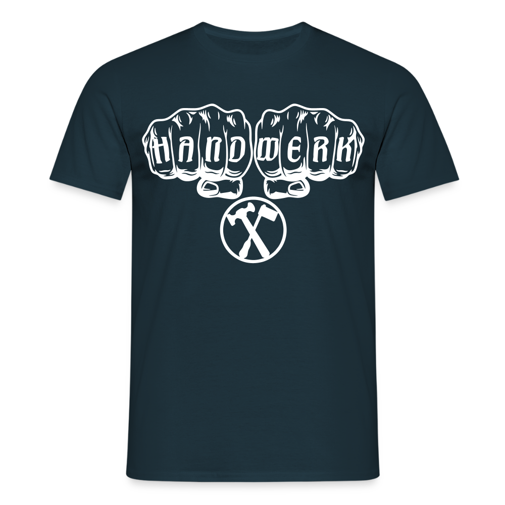 Unisex T-Shirt "Installateur" Navy Männer T-Shirt
