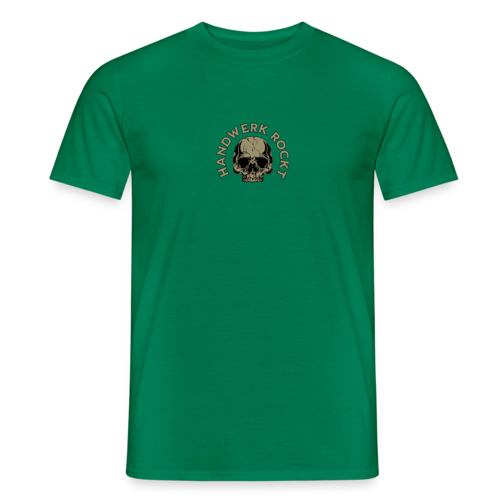 Unisex Männer T-Shirt "Handwerk-Rockt" von Spreadconnect, beidseitig bedruckt, mit Handwerksmotiv und stilvollem Design.