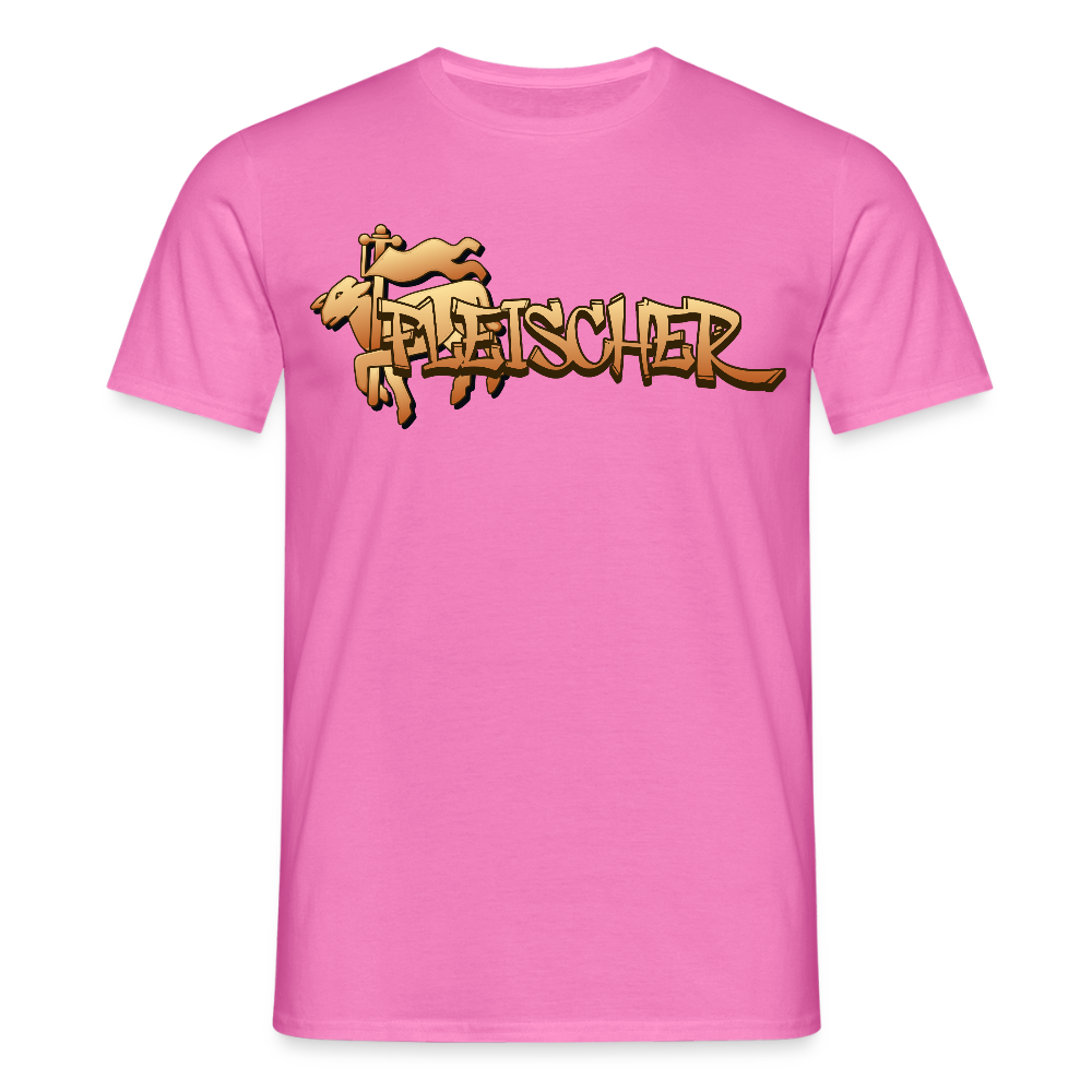 Unisex T-Shirt "Fleischer" Pink Männer T-Shirt