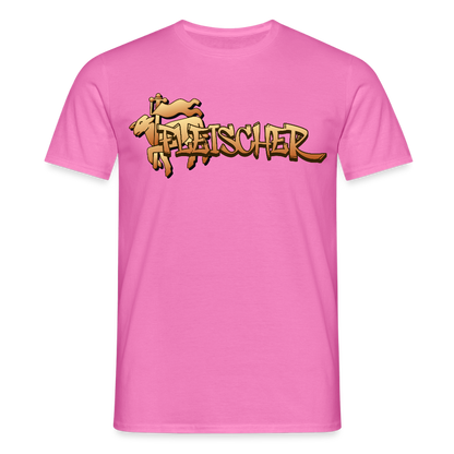 Unisex T-Shirt "Fleischer" Pink Männer T-Shirt