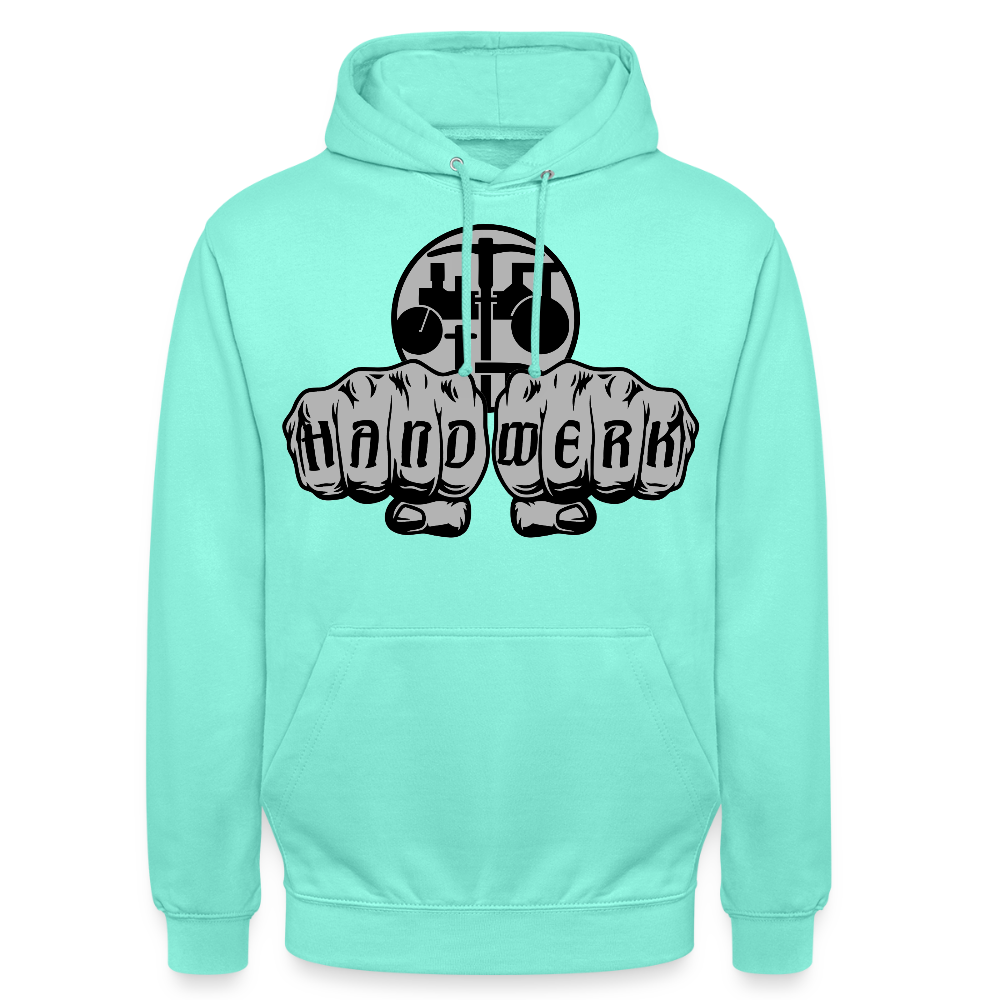 Unisex Hoodie "Strassenbauer" Mint Unisex Hoodie