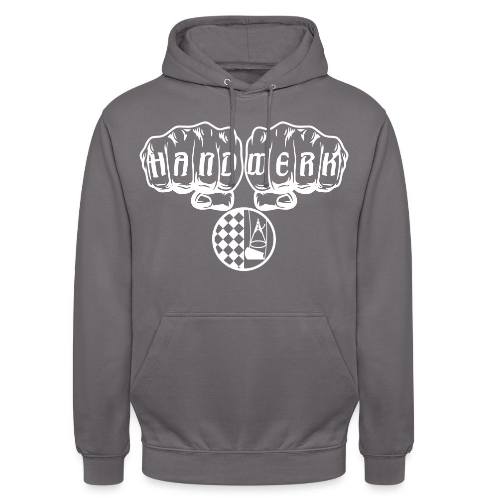 Unisex Hoodie "Bodenleger" Mittelgrau Unisex Hoodie
