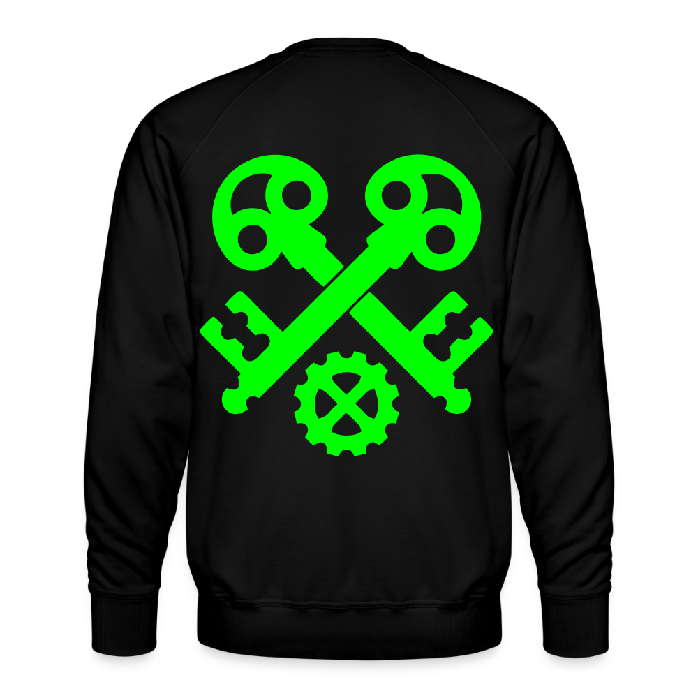 Unisex Premium Pullover "Schlosser" neongrün Männer Premium Pullover