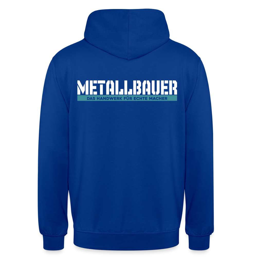 Unisex Hoodie HW-300 | MACHER "Metallbauer" Royalblau Unisex Hoodie {{ color }}
