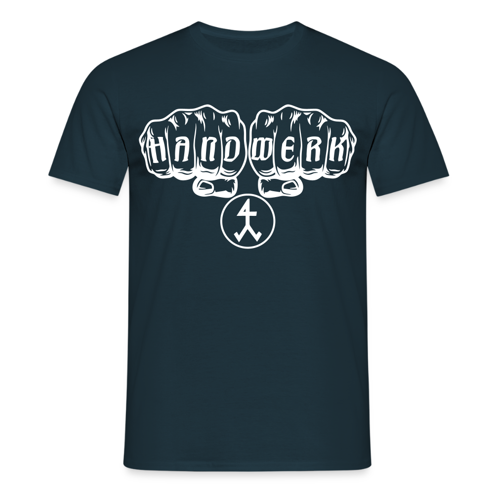 Unisex T-Shirt "Steinmetz" Navy Männer T-Shirt