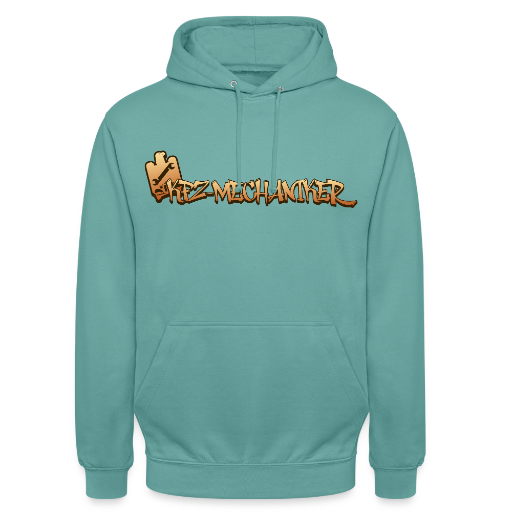 Unisex Hoodie "KFZ-Mechaniker" Pastelltürkis Unisex Hoodie