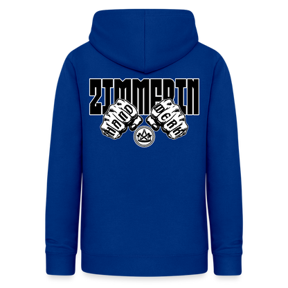 Frauen Hoodie "Zimmerin" (beidseitig beruckt) Royalblau Frauen Hoodie