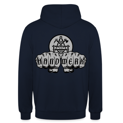 Unisex Standard Hoodie "Betonbauer" beidseitig bedruckt Unisex Hoodie