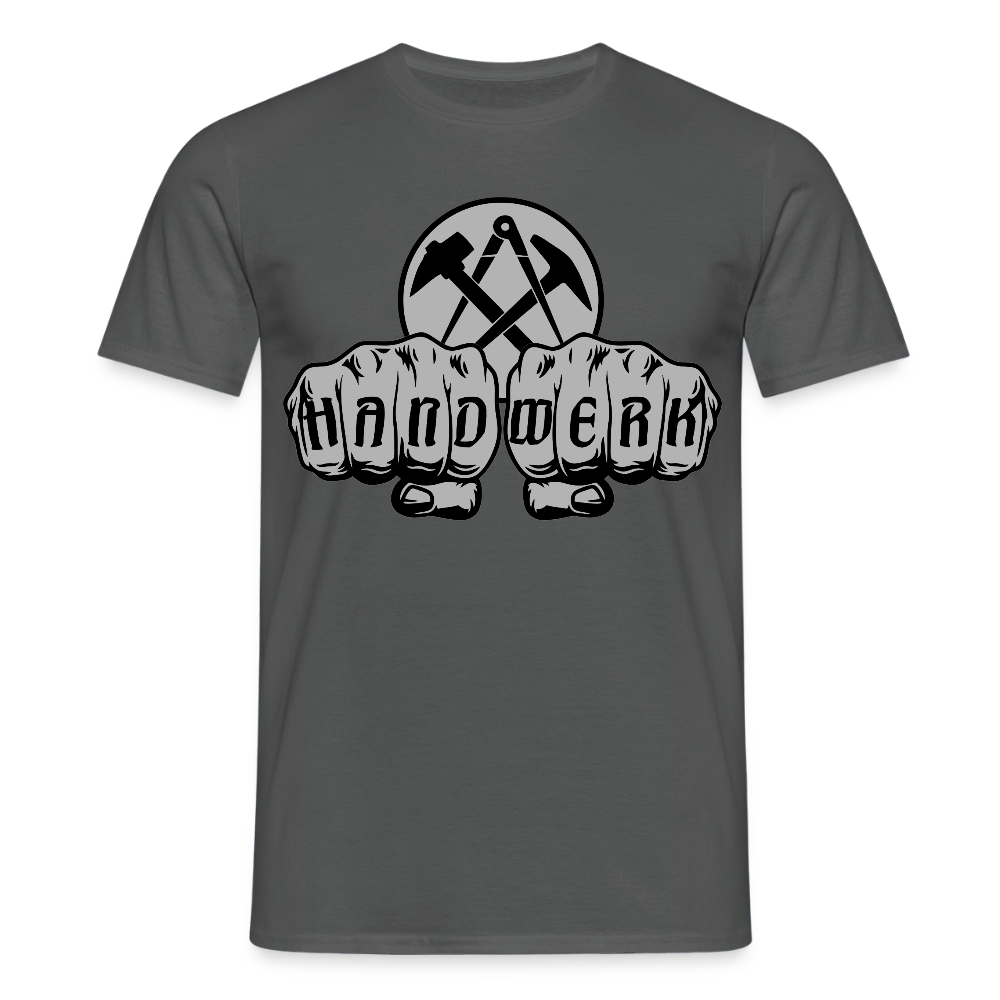 Unisex T-Shirt "Dachdecker" Anthrazit Männer T-Shirt