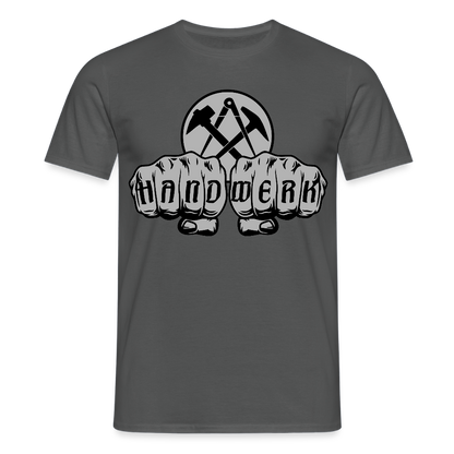 Unisex T-Shirt "Dachdecker" Anthrazit Männer T-Shirt