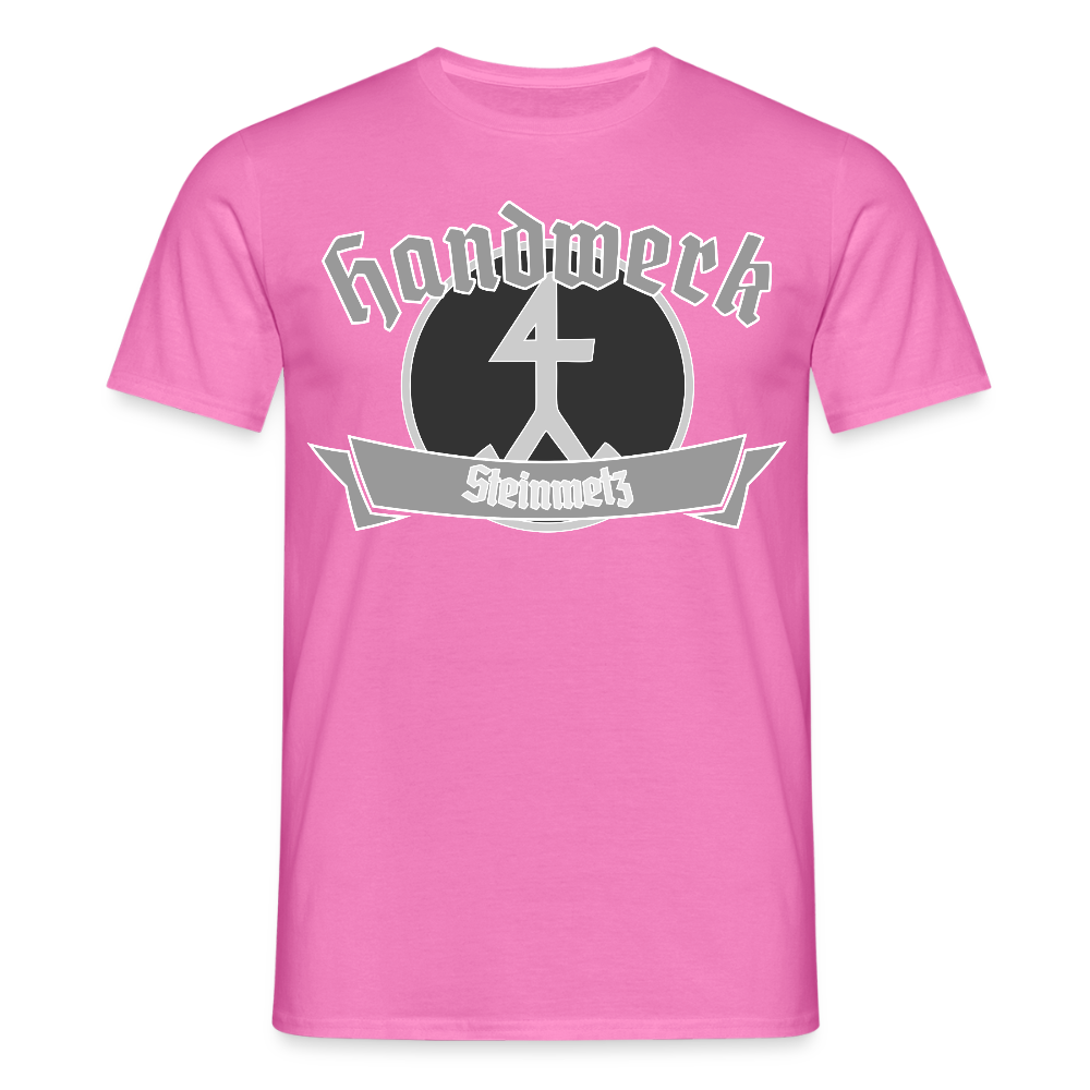 Unisex T-Shirt "Steinmetz" Pink Männer T-Shirt