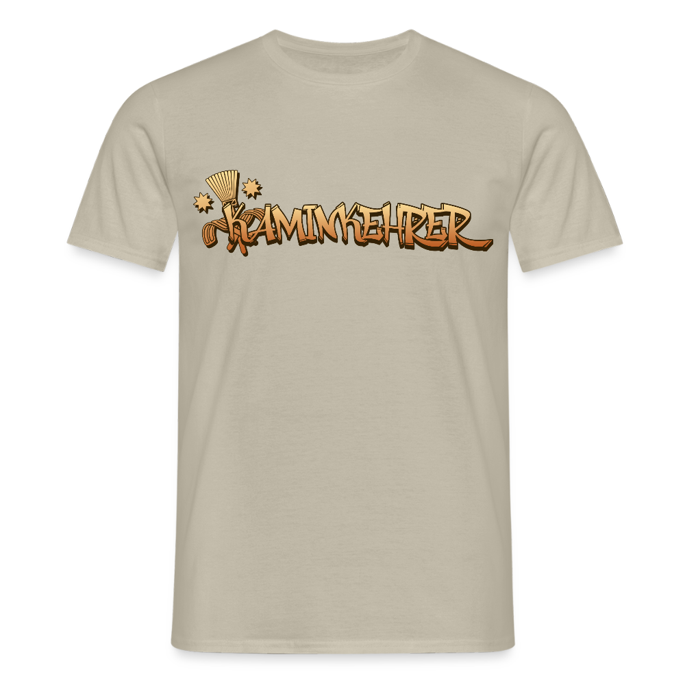 Unisex T-Shirt "Kaminkehrer" Sandbeige Männer T-Shirt