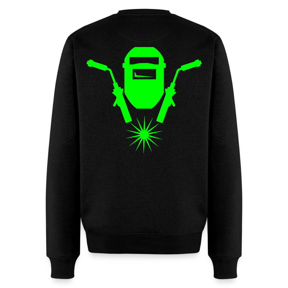 Unisex Premium Pullover "Schweisser" neongrün Männer Premium Pullover