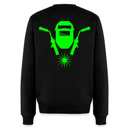 Unisex Premium Pullover "Schweisser" neongrün Männer Premium Pullover