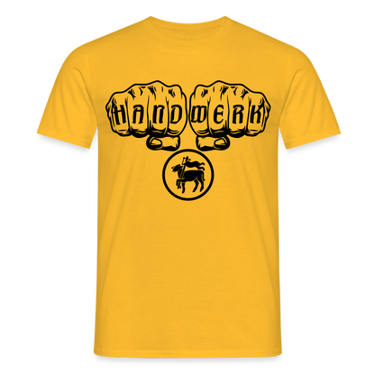 Unisex T-Shirt "Fleischer" Gelb Männer T-Shirt