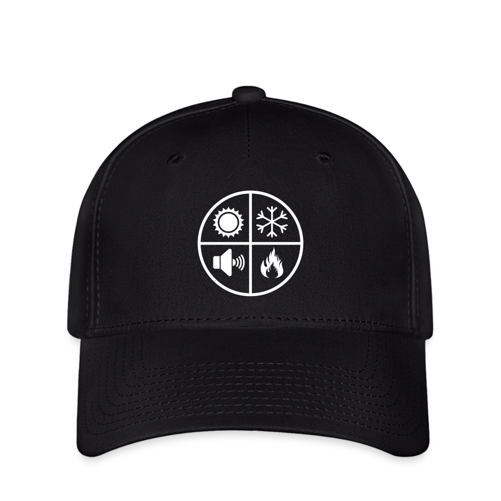 Flexfit Cap "Isolierer" Schwarz Flexfit Cap