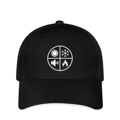 Flexfit Cap "Isolierer" Schwarz Flexfit Cap