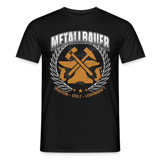 Unisex Metallbauer T-Shirt von Spreadconnect, traditionelles Männer T-Shirt mit Druck, bequem und lässig für den Alltag