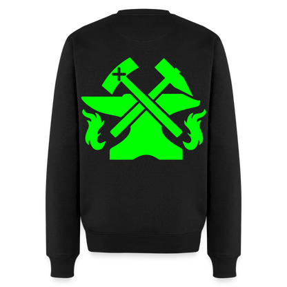 Unisex Premium Pullover "Metallbauer" neongrün Schwarz Männer Premium Pullover