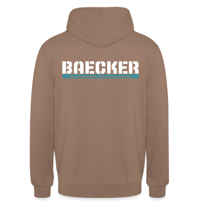Unisex Hoodie HW-300 | MACHER "Bäcker" Mokka Unisex Hoodie {{ color }}