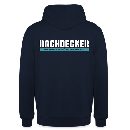 Unisex Hoodie HW-300 | MACHER "Dachdecker" Navy Unisex Hoodie {{ color }}