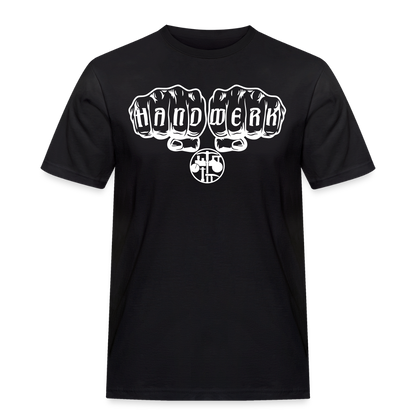 Männer Workwear T-Shirt "Strassenbauer" Schwarz Männer Workwear T-Shirt