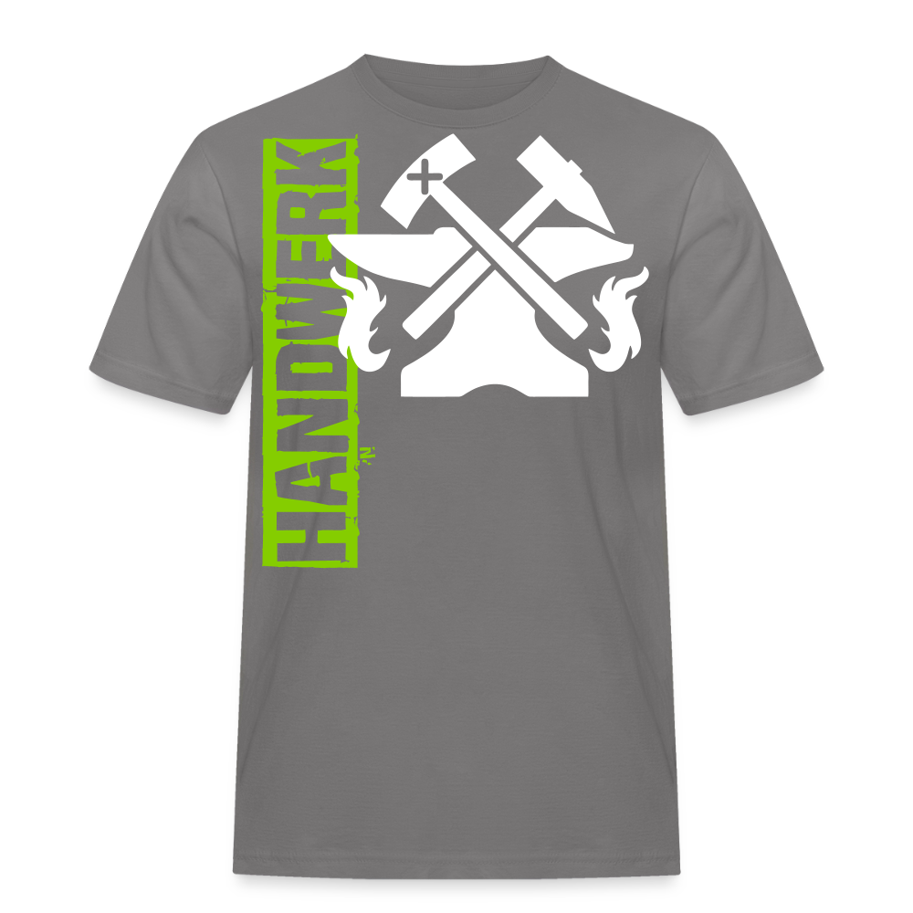 Unisex Workwear T-Shirt "Metallbauer" Grau Männer Workwear T-Shirt