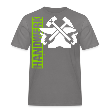 Unisex Workwear T-Shirt "Metallbauer" Grau Männer Workwear T-Shirt