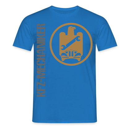 Unisex T-Shirt "KFZ-Mechaniker" Royalblau Männer T-Shirt