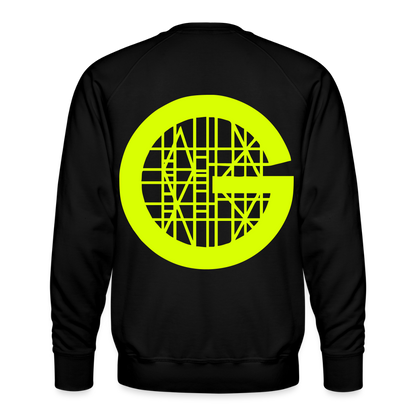 Unisex Premium Pullover "Gerüstbauer" neongelb - Schwarz