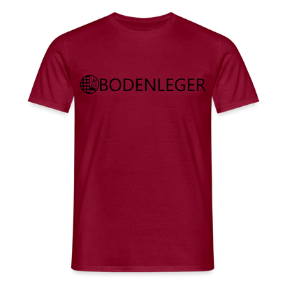 Unisex T-Shirt "Bodenleger" Ziegelrot Männer T-Shirt