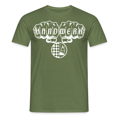 Unisex T-Shirt "Bodenleger" Militärgrün Männer T-Shirt