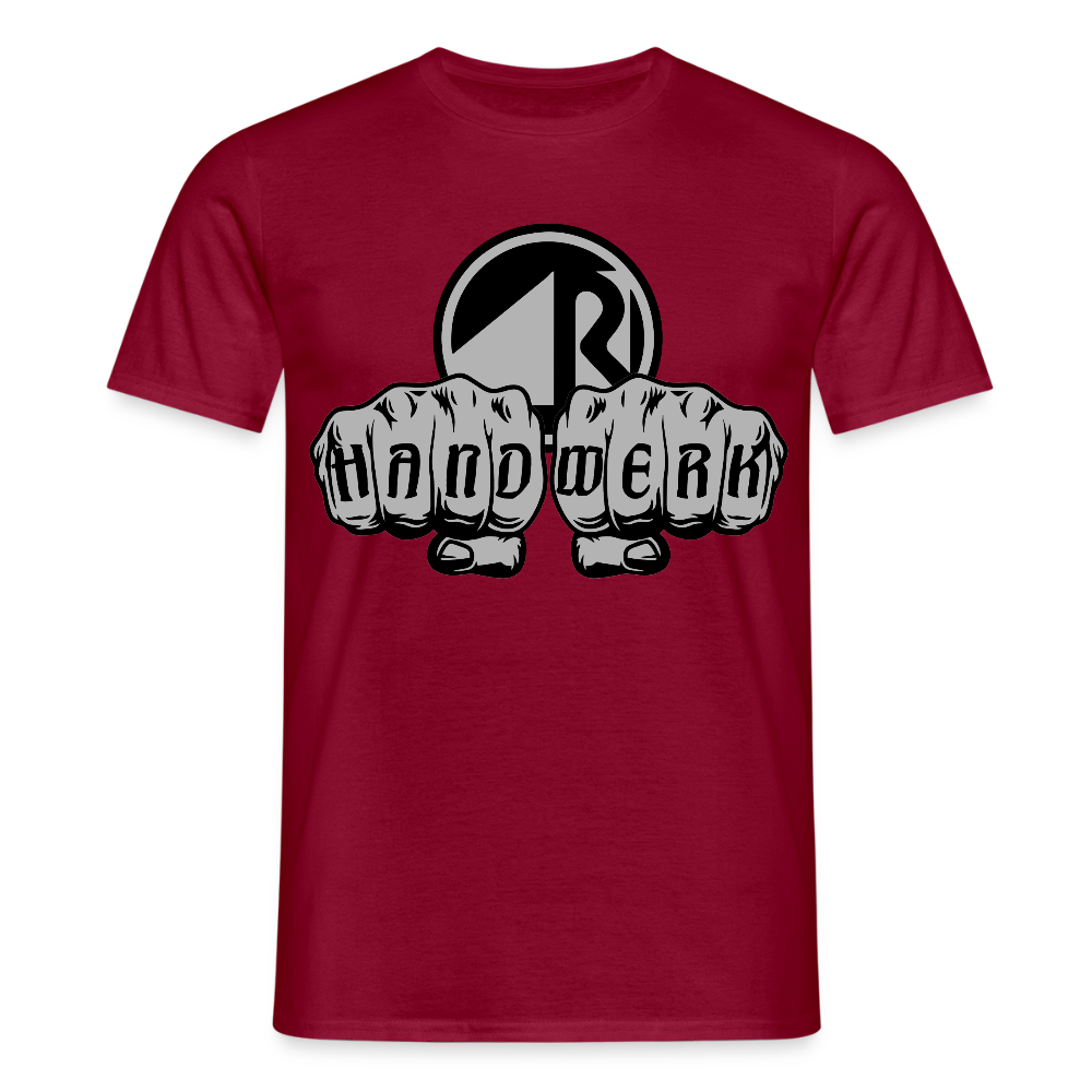 Unisex T-Shirt "Raumausstatter" Ziegelrot Männer T-Shirt