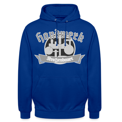 Unisex Hoodie "Strassenbauer" Royalblau Unisex Hoodie