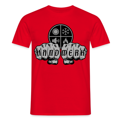 Unisex T-Shirt "Isolierer" Rot Männer T-Shirt