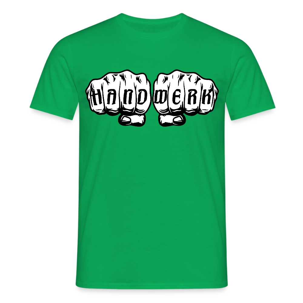 Unisex T-Shirt "Handwerk" Kelly Green Männer T-Shirt