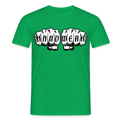 Unisex T-Shirt "Handwerk" Kelly Green Männer T-Shirt