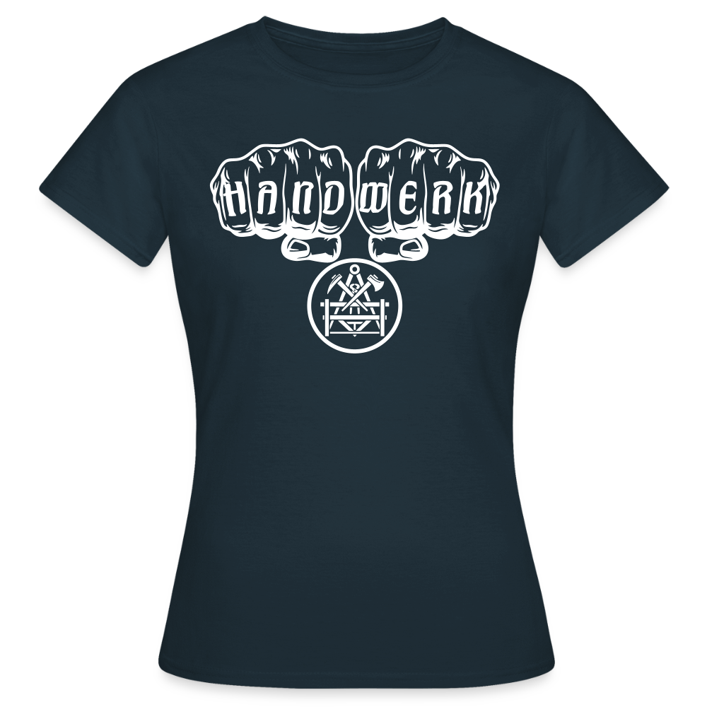Frauen T-Shirt "Betonbauer" Navy Frauen T-Shirt