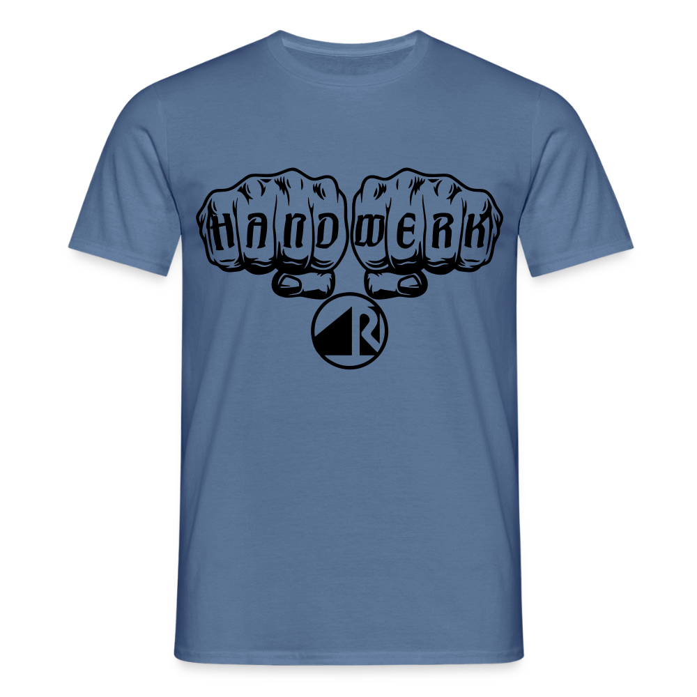 Unisex T-Shirt "Raumausstatter" Taubenblau Männer T-Shirt