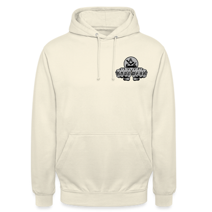 Unisex Hoodie "Schreiner/Tischler" beidseitig bedruckt Vanille-Milchshake Unisex Hoodie