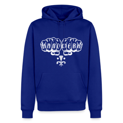 Männer Premium Hoodie von Spreadconnect mit Schornsteinfeger-Motiv, bequemer Pullover aus weichem Material, schwarzer Hoodie mit Druck