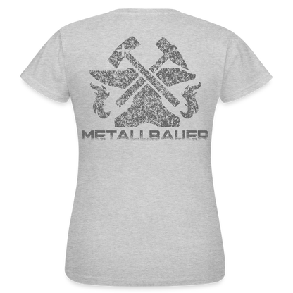 Frauen T-Shirt "Metallbauer" Grau meliert Frauen T-Shirt