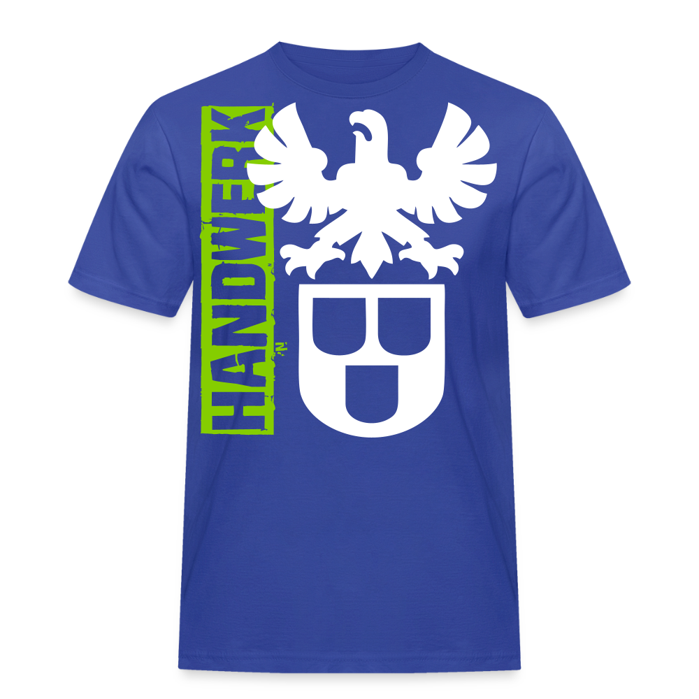 Unisex Workwear T-Shirt "Maler&Lackierer" Royalblau Männer Workwear T-Shirt