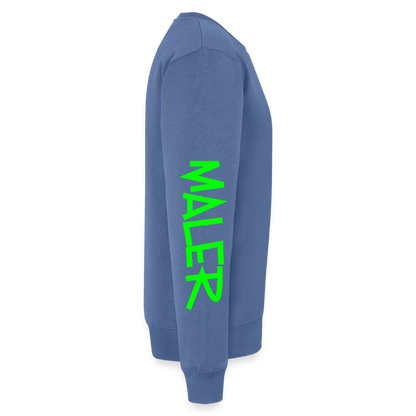 Unisex Premium Pullover "Maler" neongrün Männer Premium Pullover