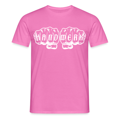 Unisex T-Shirt "Handwerk" Pink Männer T-Shirt