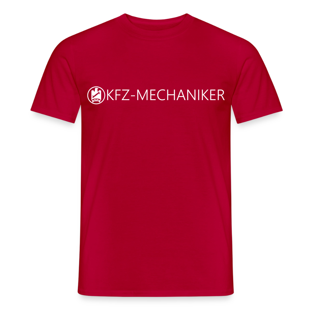 Unisex T-Shirt "KFZ-Mechaniker"-Lite Rot Männer T-Shirt {{ color }}