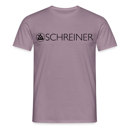 Unisex T-Shirt "Schreiner" Lilagrau Männer T-Shirt