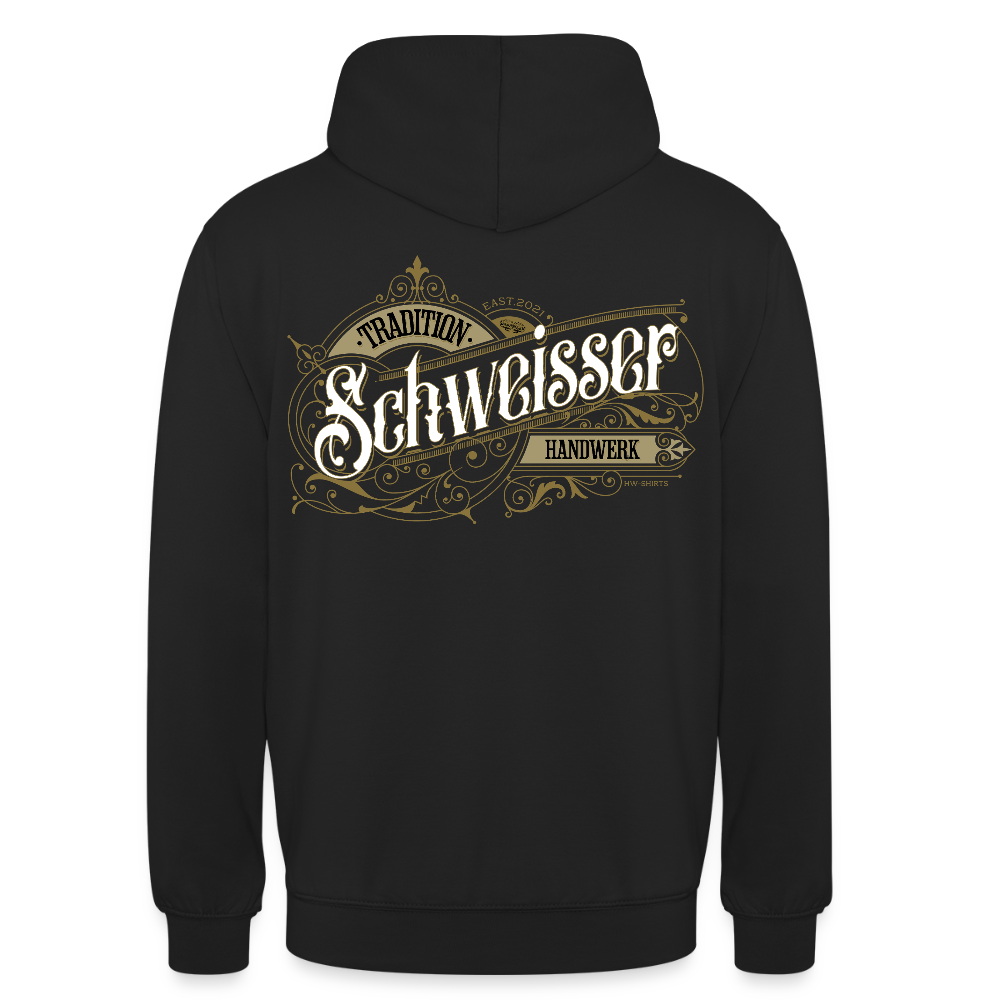 Unisex Hoodie "Schweisser" Nostalgie Handwerk Schwarz Unisex Hoodie